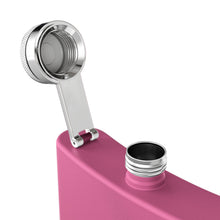 Load image into Gallery viewer, Personalized Stainless Steel Flask - 6oz Travel Drinkware for Groomsmen &amp; Celebrations