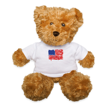 Load image into Gallery viewer, American Flag Melting | Teddy Bear - white