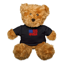 Load image into Gallery viewer, American Flag Melting | Teddy Bear - black