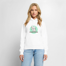 Load image into Gallery viewer, Slumber Pawties | Feminine Cut Premium Hoodie - white