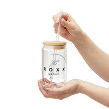 Load image into Gallery viewer, The Roxx Group Eco-Friendly Sipper Glass with Bamboo Lid