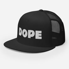 Load image into Gallery viewer, DOPE Retro Trucker Hat [white embroidery]