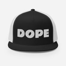 Load image into Gallery viewer, DOPE Retro Trucker Hat [white embroidery]