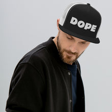 Load image into Gallery viewer, DOPE Retro Trucker Hat [white embroidery]