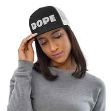 Load image into Gallery viewer, DOPE Retro Trucker Hat [white embroidery]