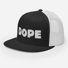Load image into Gallery viewer, DOPE Retro Trucker Hat [white embroidery]
