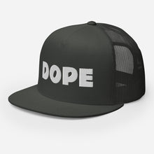 Load image into Gallery viewer, DOPE Retro Trucker Hat [white embroidery]