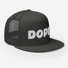Load image into Gallery viewer, DOPE Retro Trucker Hat [white embroidery]