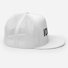 Load image into Gallery viewer, IDGAF Retro Trucker Hat [black embroidery]