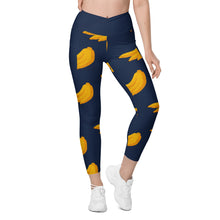 Load image into Gallery viewer, Gone Bananas Crossover Leggings With Pockets