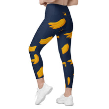 Load image into Gallery viewer, Gone Bananas Crossover Leggings With Pockets