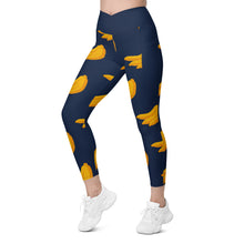 Load image into Gallery viewer, Gone Bananas Crossover Leggings With Pockets