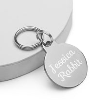 Load image into Gallery viewer, Jessica Rabbit Engraved Key Chain/Pet ID Tag