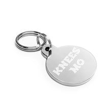 Load image into Gallery viewer, Knees Mo Engraved Key Chain/Pet ID Tag
