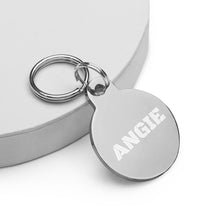 Load image into Gallery viewer, Angie Engraved Key Chain/Pet ID Tag