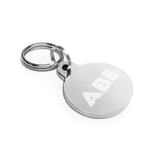 Load image into Gallery viewer, Abe Engraved Key Chain/Pet ID Tag