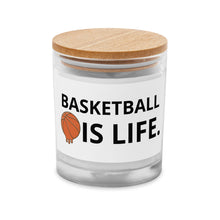 Load image into Gallery viewer, Basketball Is Life Glass Candle