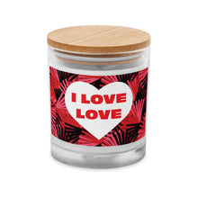 Load image into Gallery viewer, I Love Love Glass Candle