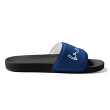 Load image into Gallery viewer, Don't Forget to Breath Navy Men’s Slides