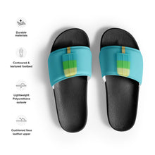 Load image into Gallery viewer, Popsicle Blue Men’s Slides