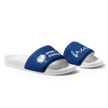 Load image into Gallery viewer, Don't Forget to Breath Navy Men’s Slides