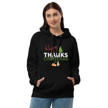 Load image into Gallery viewer, Happy Thanks Christmas Premium Eco Hoodie