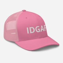 Load image into Gallery viewer, IDGAF Trucker Hat