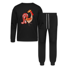 Load image into Gallery viewer, King Rooster Lounge Wear Set - black