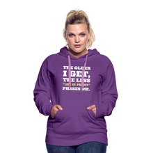 Load image into Gallery viewer, The Less Life in Prison Phases Me Women’s Premium Hoodie - purple