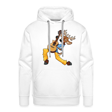 Load image into Gallery viewer, Reindeer Rock Masculine Cut Premium Hoodie - white