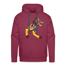Load image into Gallery viewer, Reindeer Rock Masculine Cut Premium Hoodie - burgundy