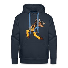 Load image into Gallery viewer, Reindeer Rock Masculine Cut Premium Hoodie - navy