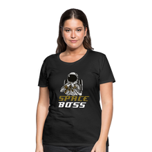 Load image into Gallery viewer, Space Bpss Feminine Cut Premium Tee - black