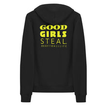 Load image into Gallery viewer, Good Girls Steal Softball Life [Back Print] Zip Hoodie