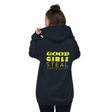 Load image into Gallery viewer, Good Girls Steal Softball Life [Back Print] Zip Hoodie