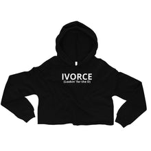 Load image into Gallery viewer, IVORCE Lookin For The D Crop Hoodie