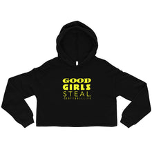 Load image into Gallery viewer, Good Girls Steal Softball Life Crop Hoodie