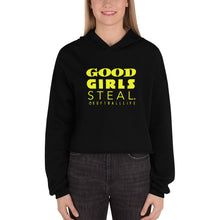 Load image into Gallery viewer, Good Girls Steal Softball Life Crop Hoodie