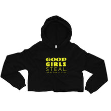 Load image into Gallery viewer, Good Girls Steal Softball Life Crop Hoodie