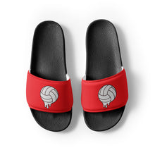 Load image into Gallery viewer, Melting Volleyball Red Women's Slides