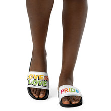 Load image into Gallery viewer, Love Is Love Pride Women's Slides