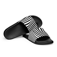 Load image into Gallery viewer, Zebra Striped Women's Slides