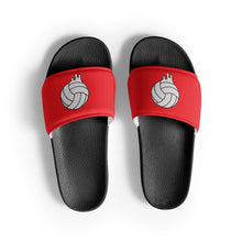Load image into Gallery viewer, Melting Volleyball Red Women's Slides