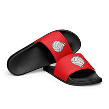 Load image into Gallery viewer, Melting Volleyball Red Women's Slides