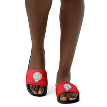 Load image into Gallery viewer, Melting Volleyball Red Women's Slides