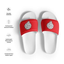 Load image into Gallery viewer, Melting Volleyball Red Women's Slides