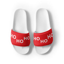 Load image into Gallery viewer, HO HO HO Red Women's Slides