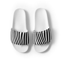 Load image into Gallery viewer, Zebra Striped Women's Slides