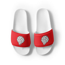 Load image into Gallery viewer, Melting Volleyball Red Women's Slides