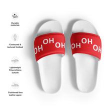Load image into Gallery viewer, HO HO HO Red Women's Slides